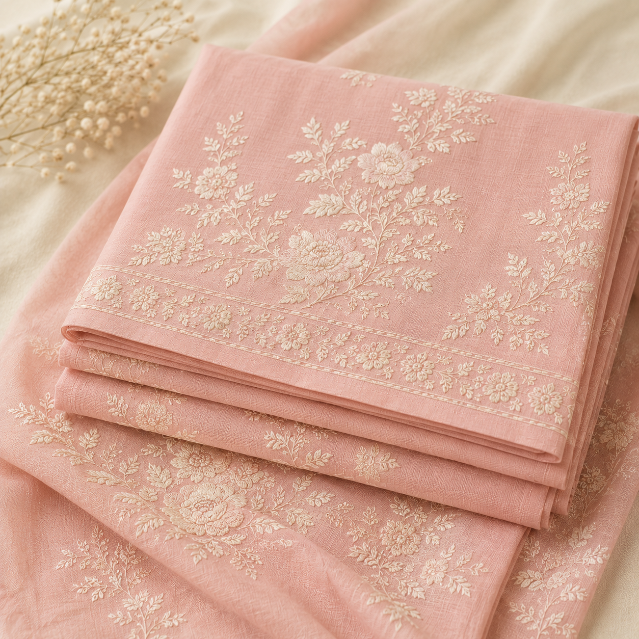 Pink Thread Work