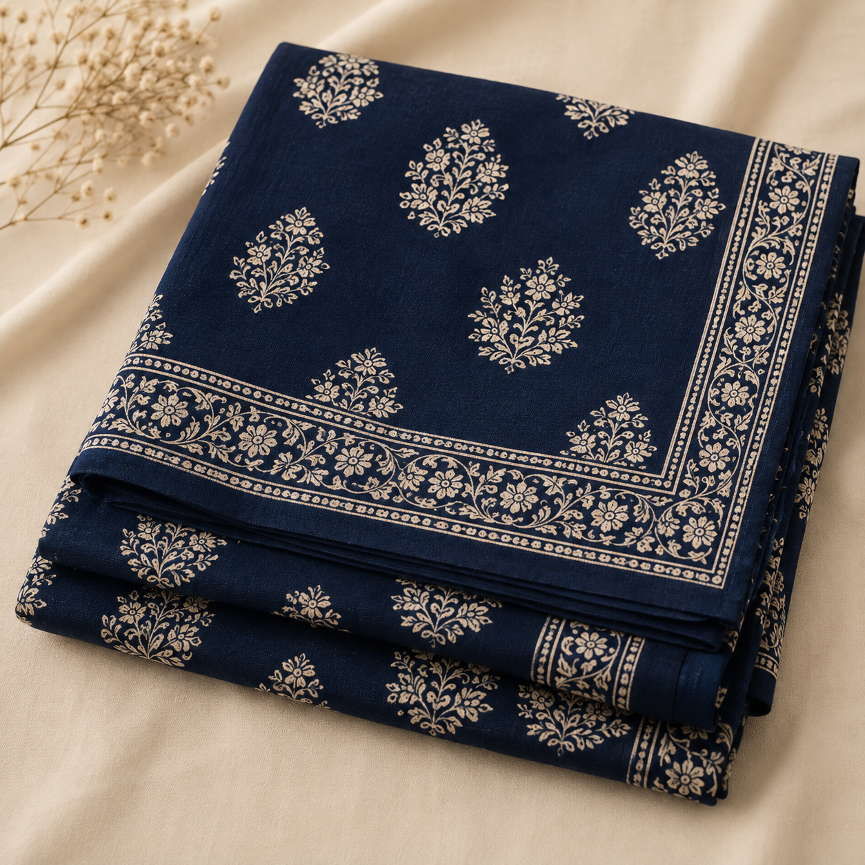 Indigo Block Print